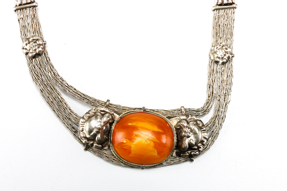 Necklace and Bracelet with Guardian Lions