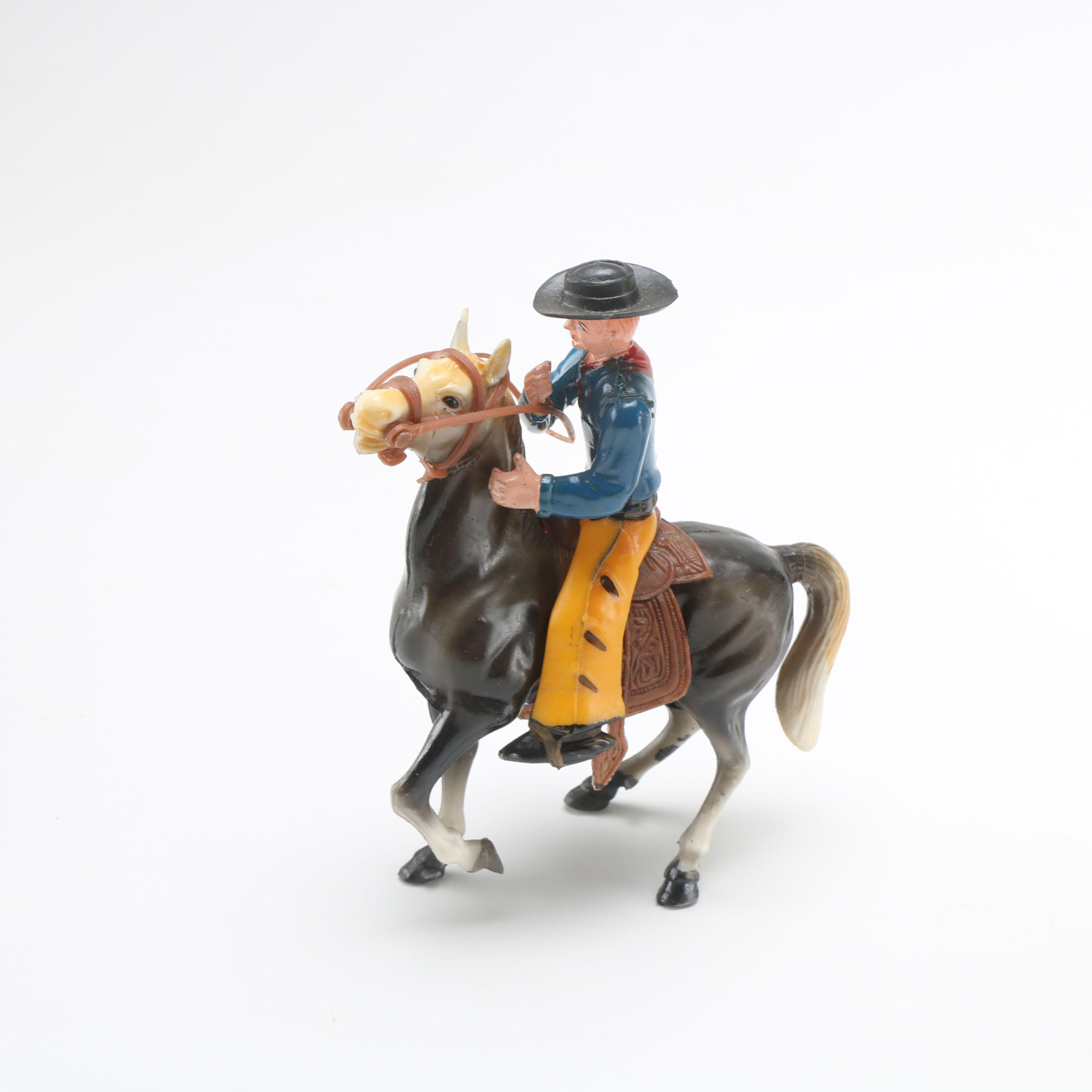 1950s Western Toys Featuring a Hartland Cowboy and Horse