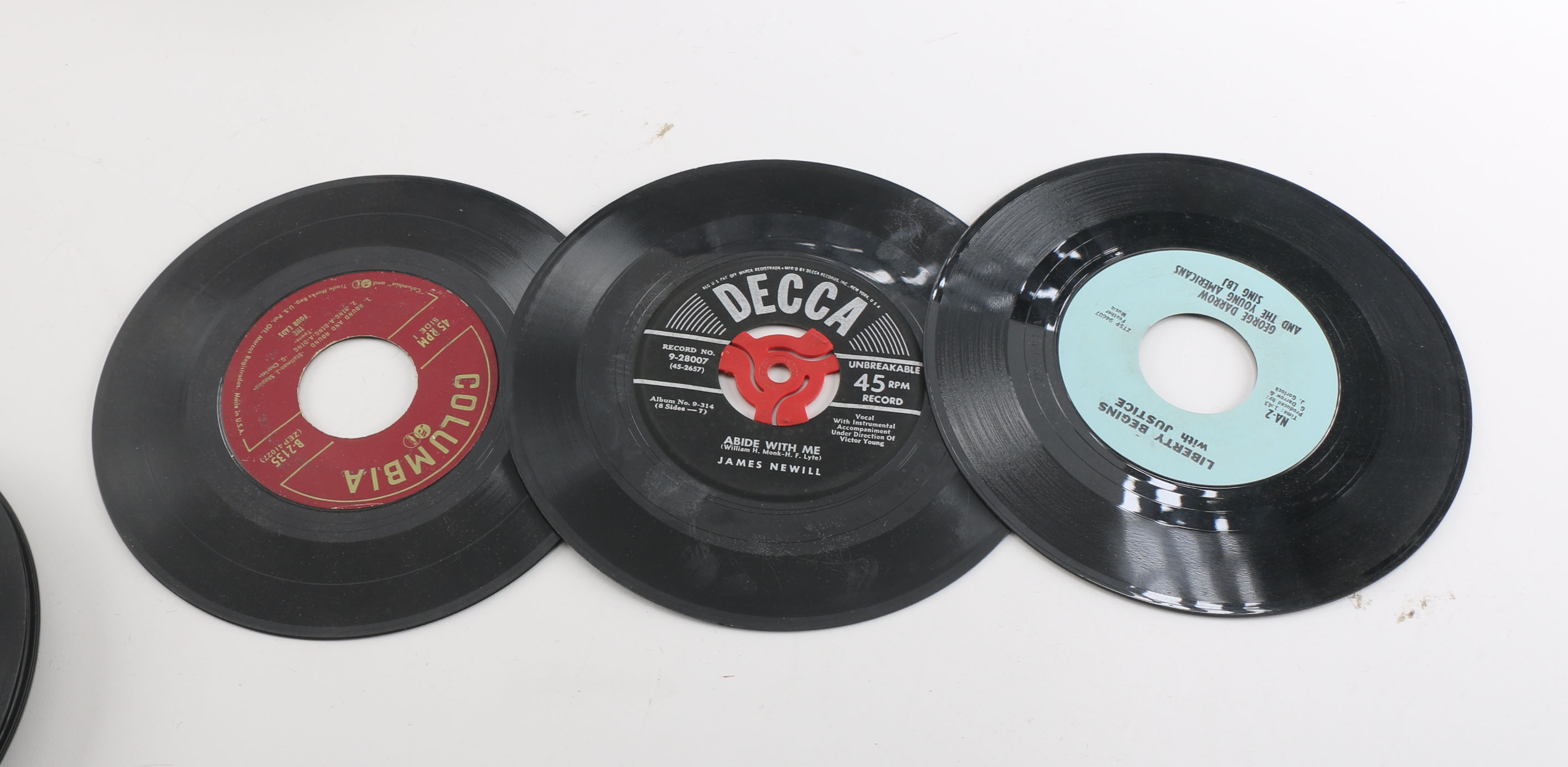 45 and 78 RPM Records Including Bing Crosby, Jackie Gleason