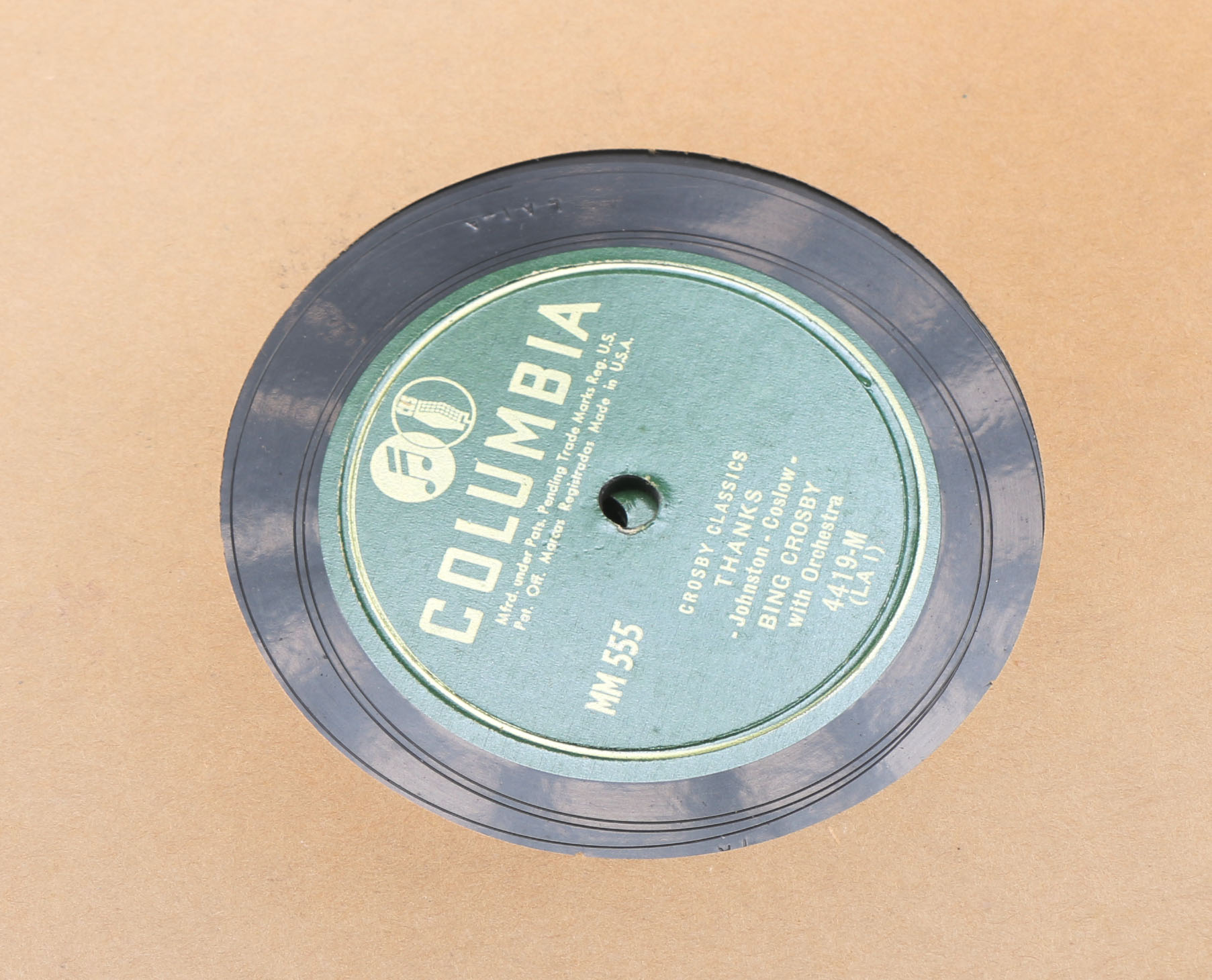 45 and 78 RPM Records Including Bing Crosby, Jackie Gleason