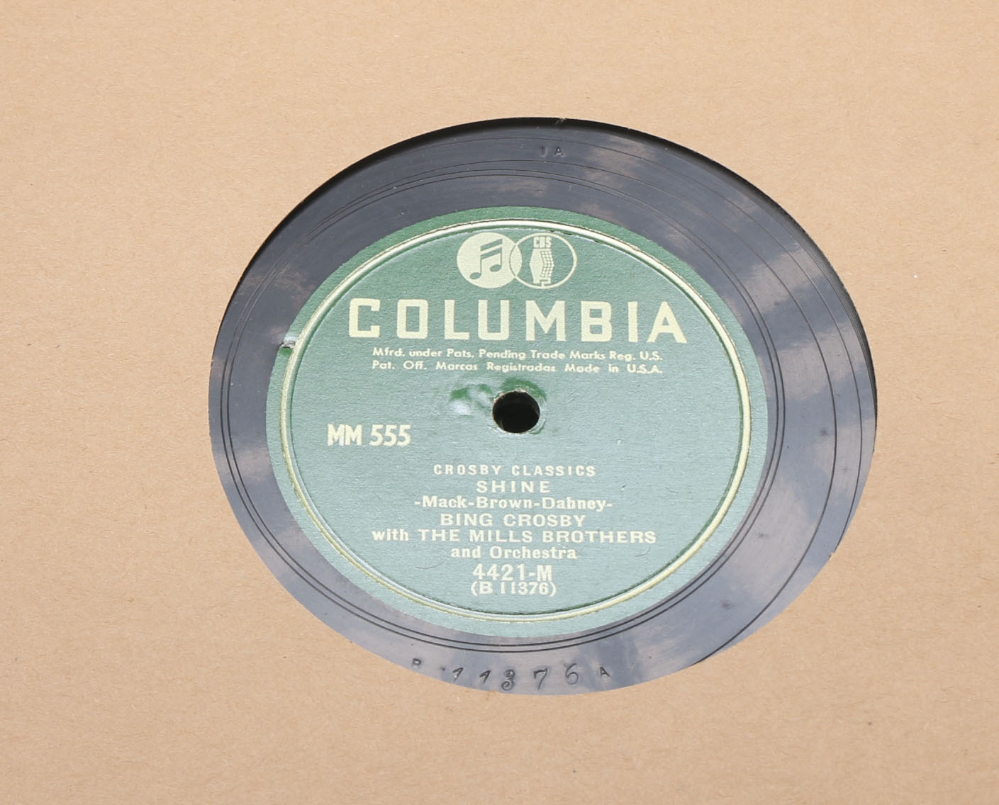 45 and 78 RPM Records Including Bing Crosby, Jackie Gleason