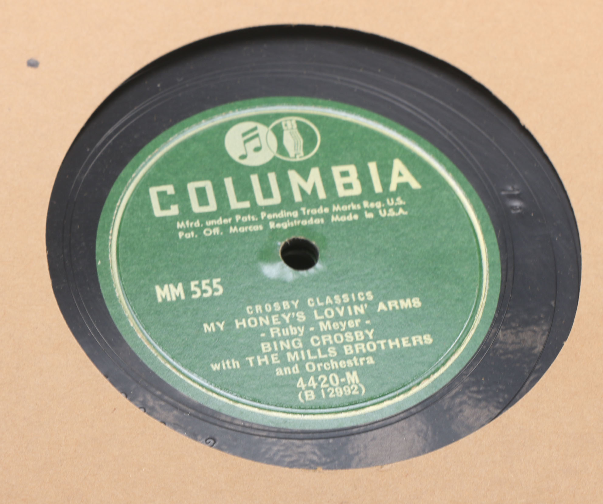 45 and 78 RPM Records Including Bing Crosby, Jackie Gleason