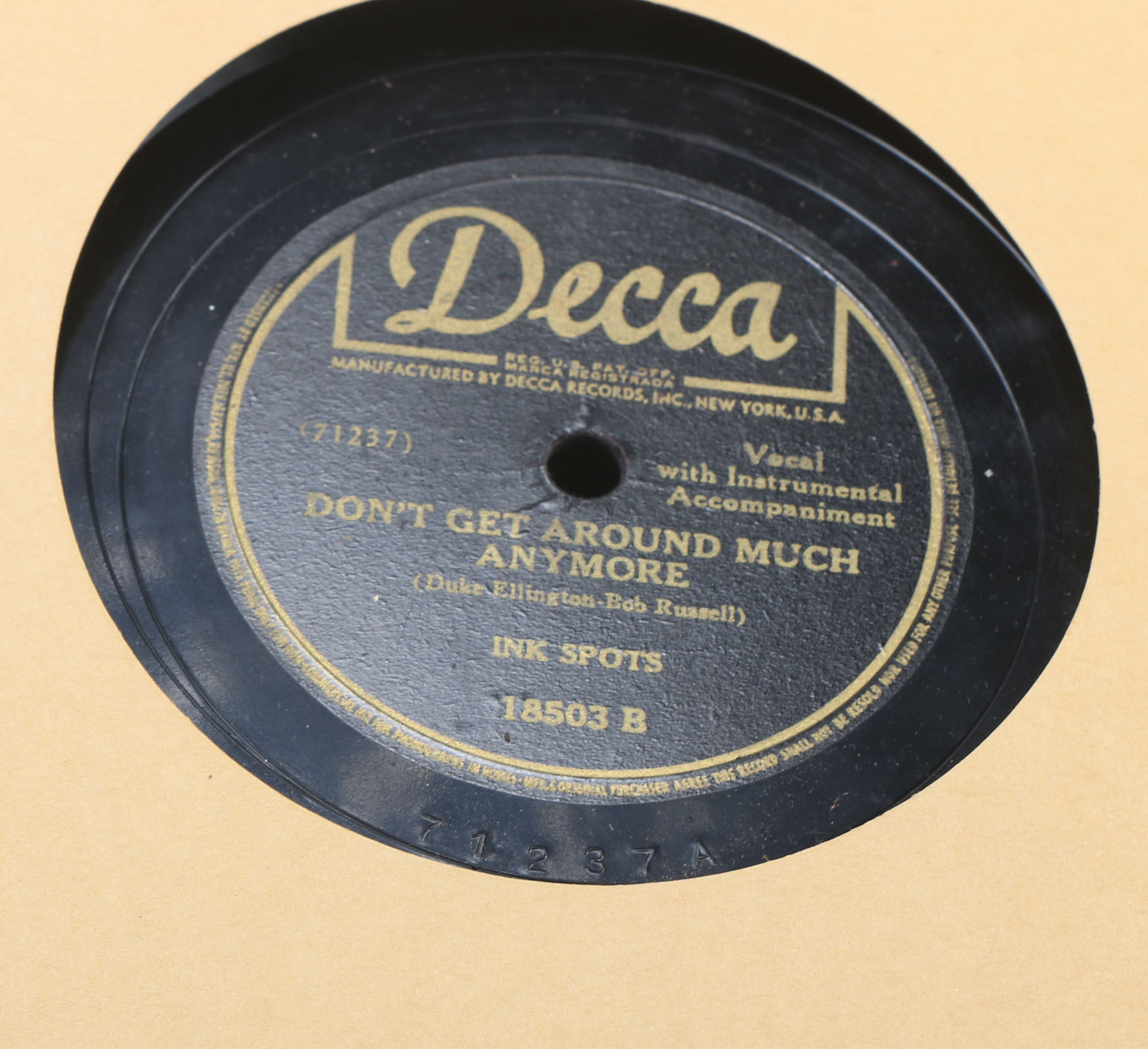 45 and 78 RPM Records Including Bing Crosby, Jackie Gleason