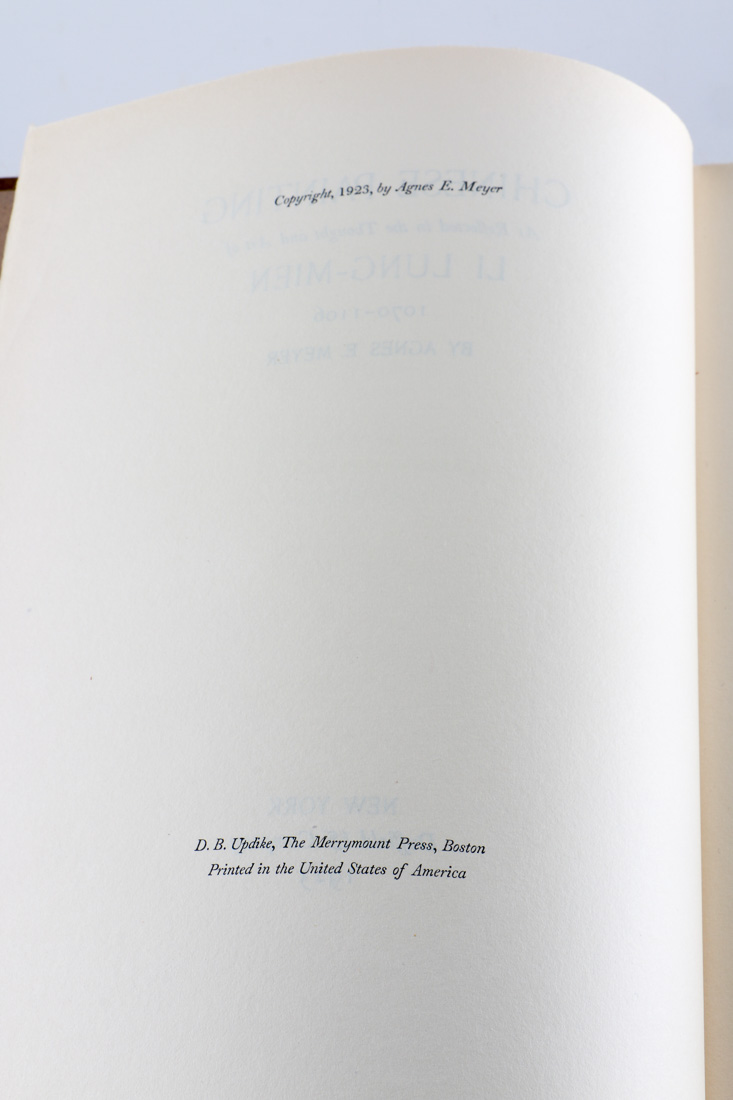 "Chinese Painting as Reflected in the Thought and the Art of Li Lung-Mien" by Agnes E. Meyer