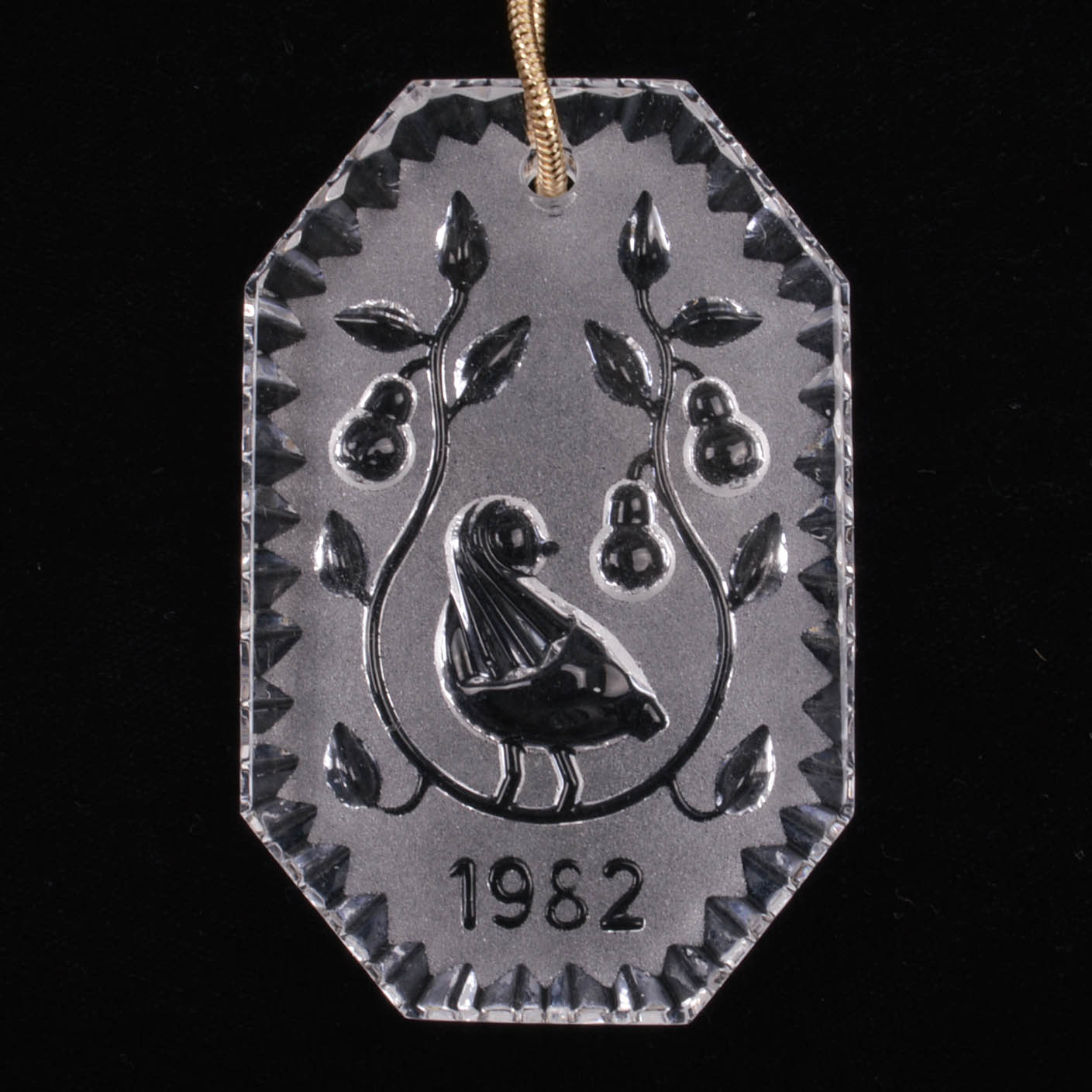 Complete Waterford Crystal Set "12 Days of Christmas" Ornaments