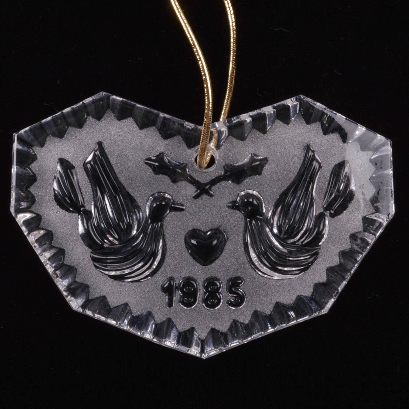 Complete Waterford Crystal Set "12 Days of Christmas" Ornaments