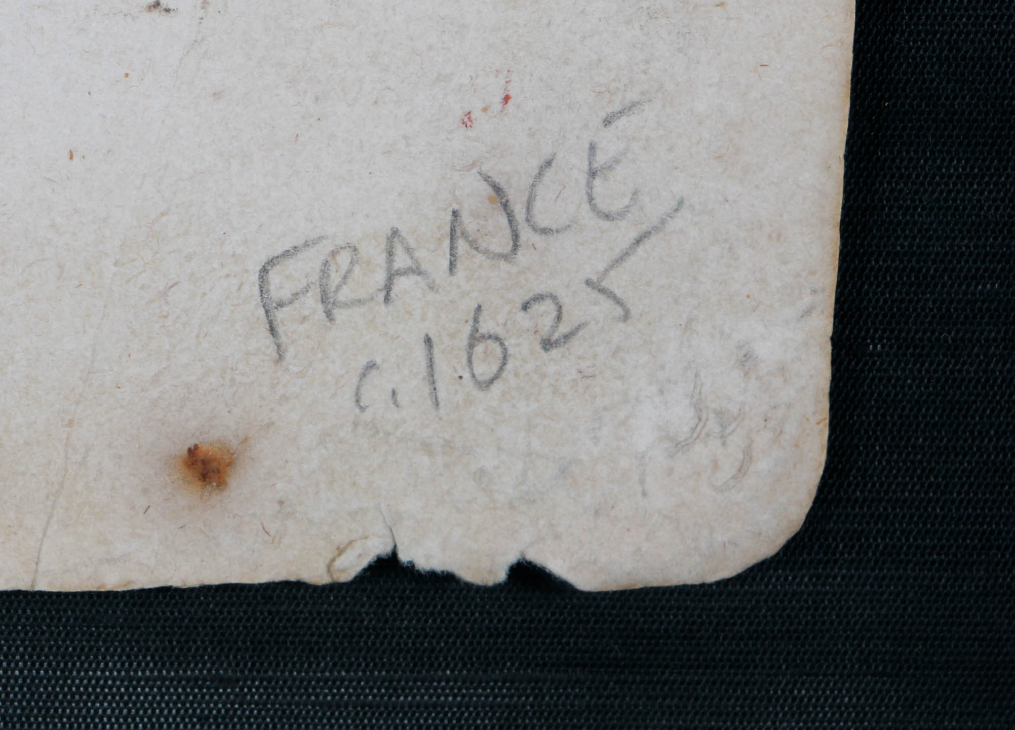 Framed 17th Century Gregorian Chant Sheet Music