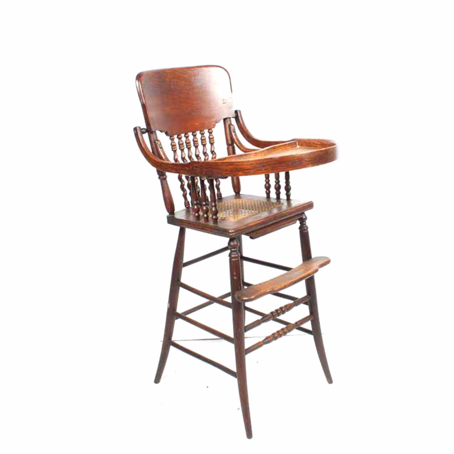 Smith, Day & Co. Antique Oak High Chair