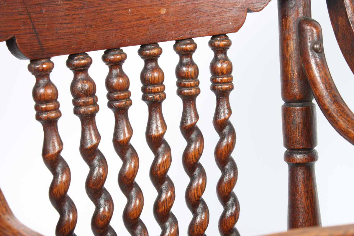 Smith, Day & Co. Antique Oak High Chair