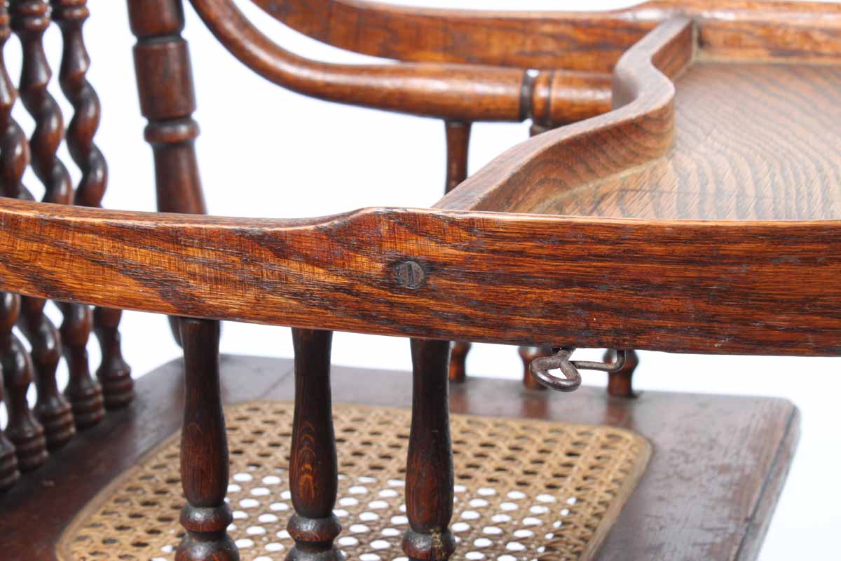 Smith, Day & Co. Antique Oak High Chair