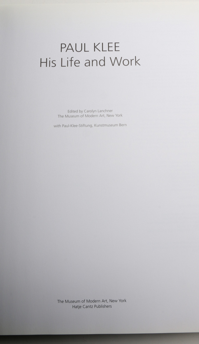 Revised Edition of "Paul Klee: His Life and Work" edited by Carolyn Lanchner