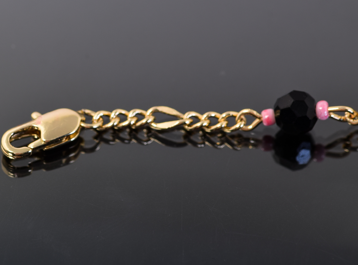 Costume Gold-Tone Fashion Bracelet with Dolphin Charms