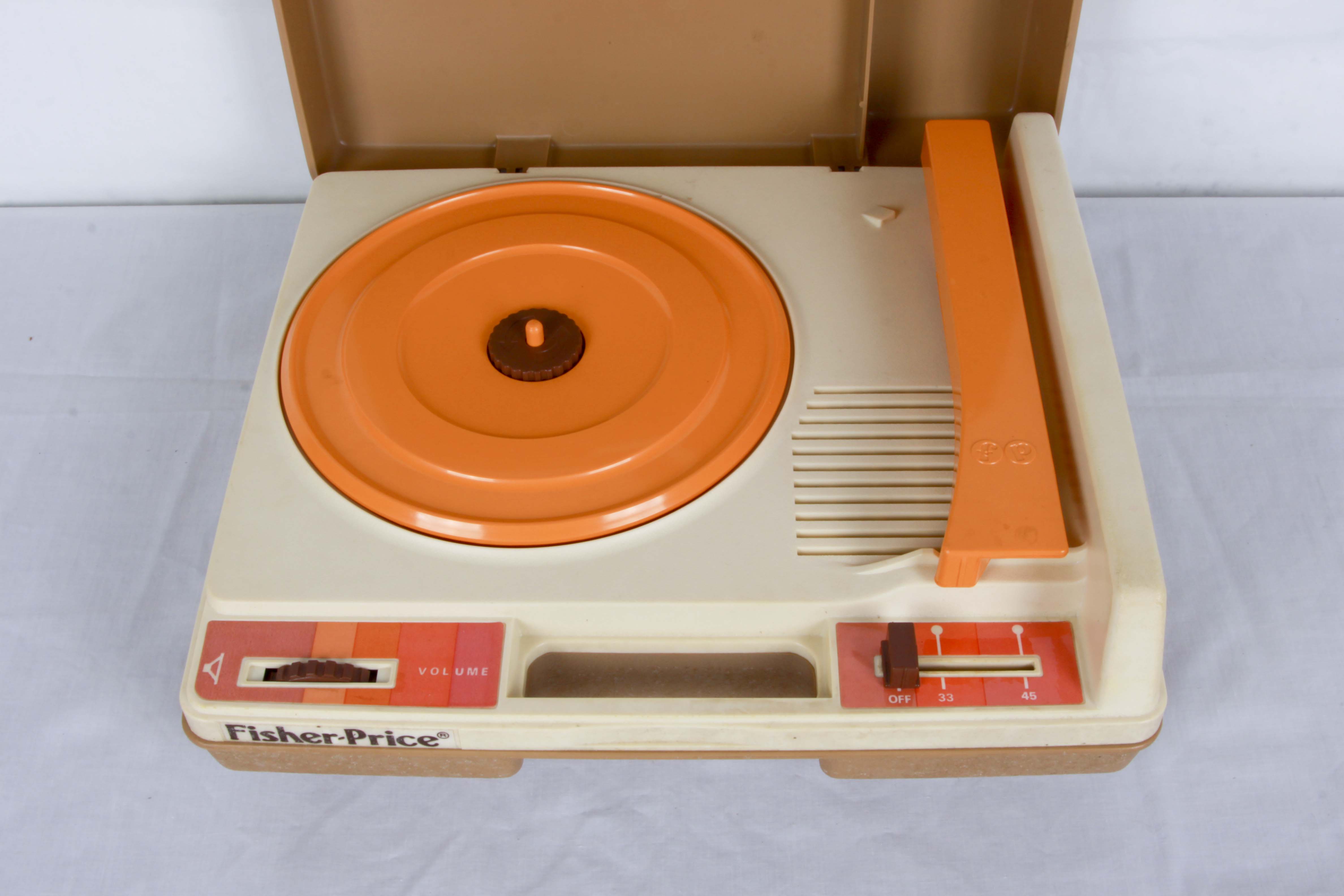 Fisher Price Classic Carry-Go Phonograph Player with Records