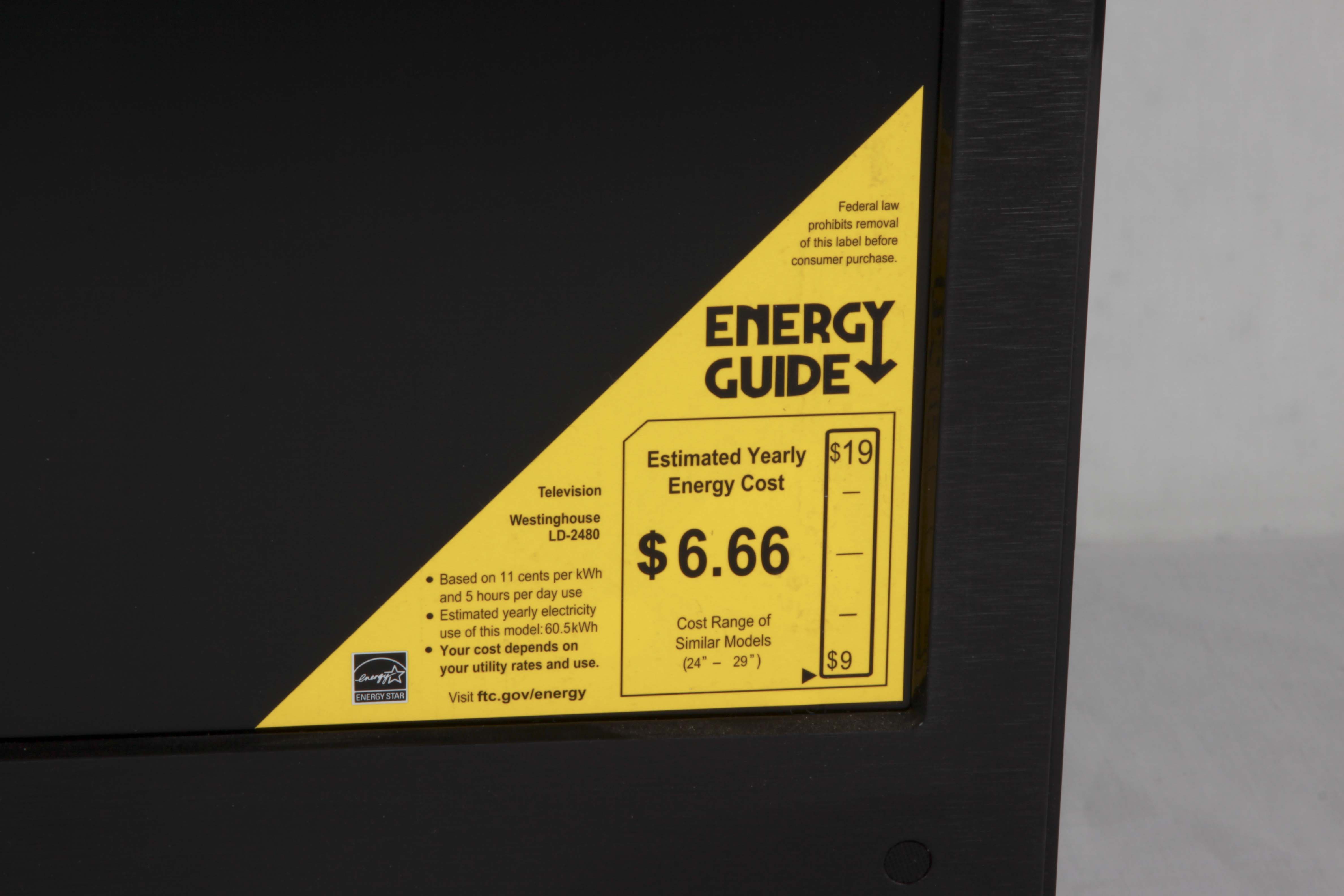 Westinghouse Energy Star 27" Flat Screen Television