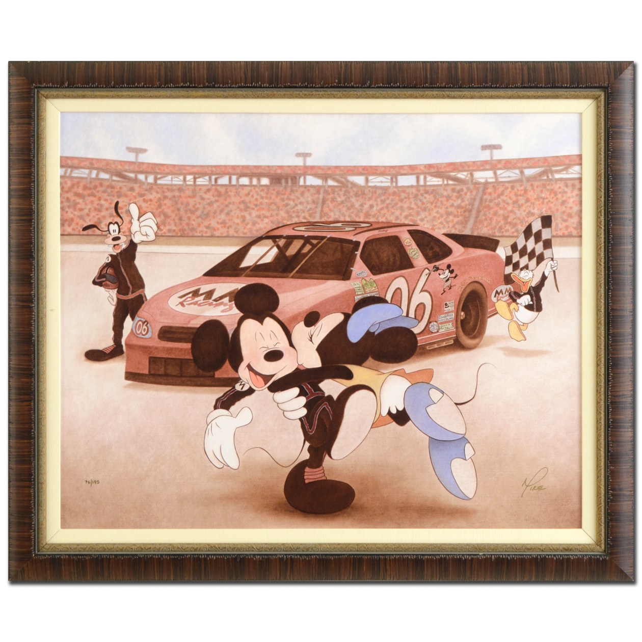 Signed Mike Kupka - "The Thrill of Victory" Giclee on Canvas