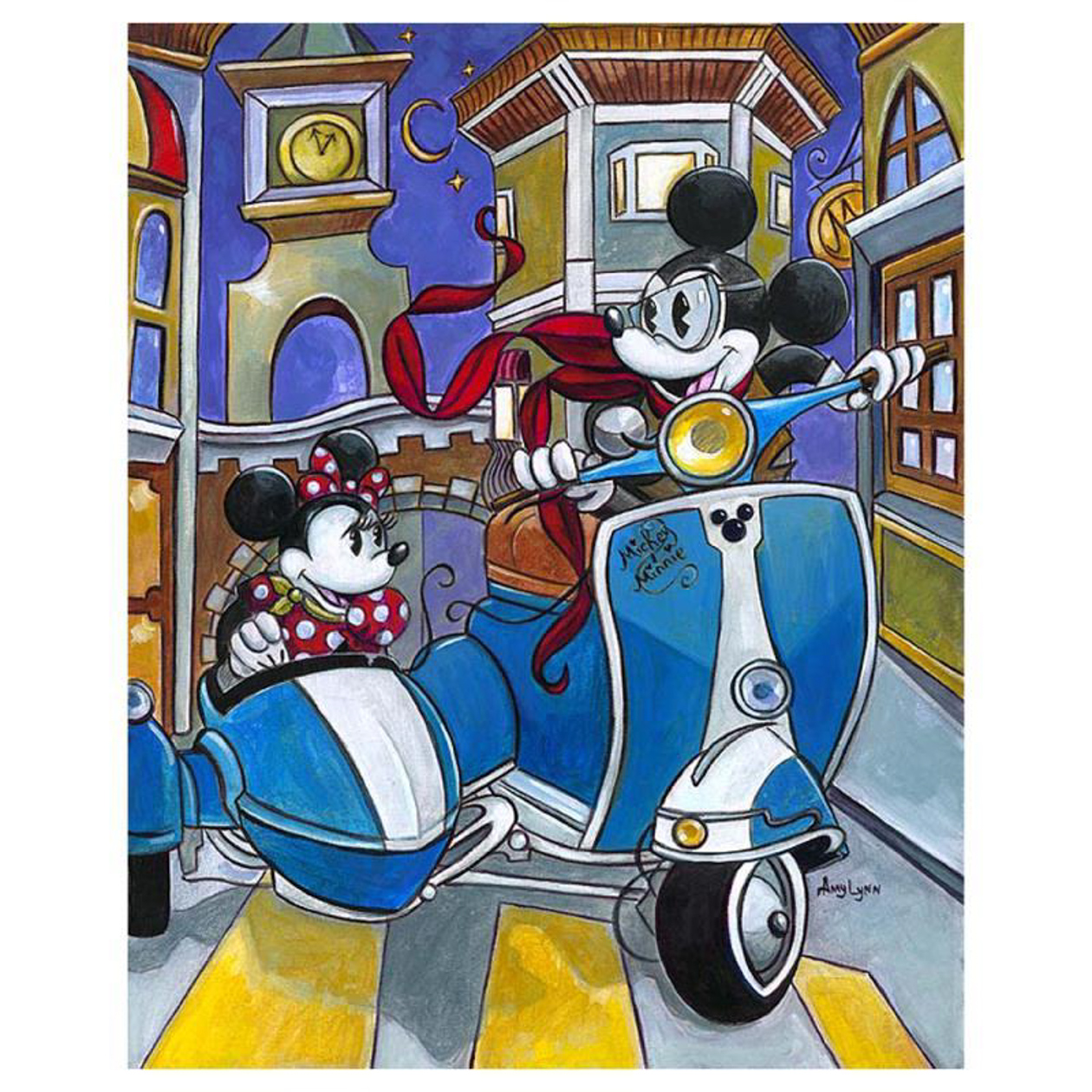 Amy Lynn - "Sidecar Adventures" Giclee