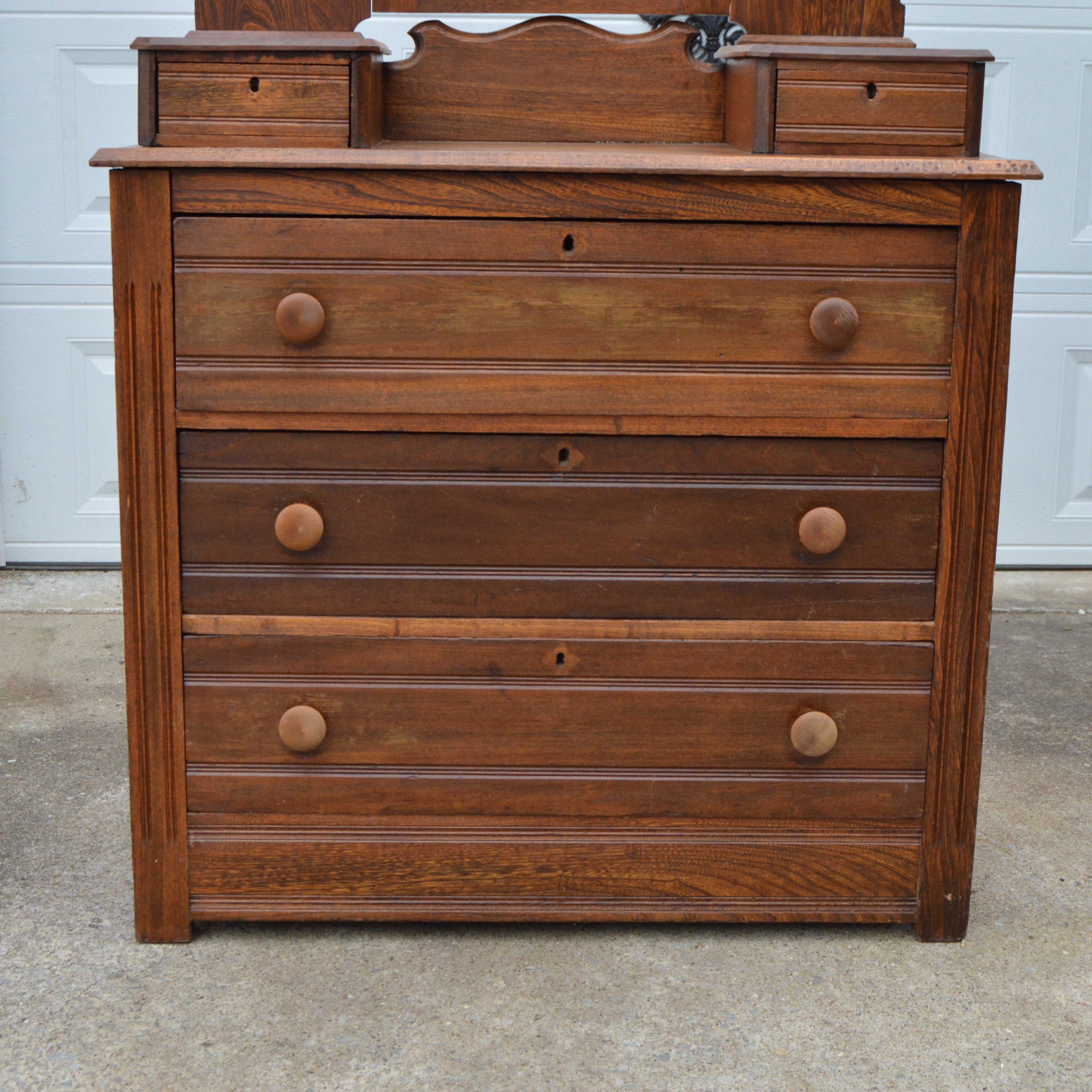 Antique Eastlake Style Dresser