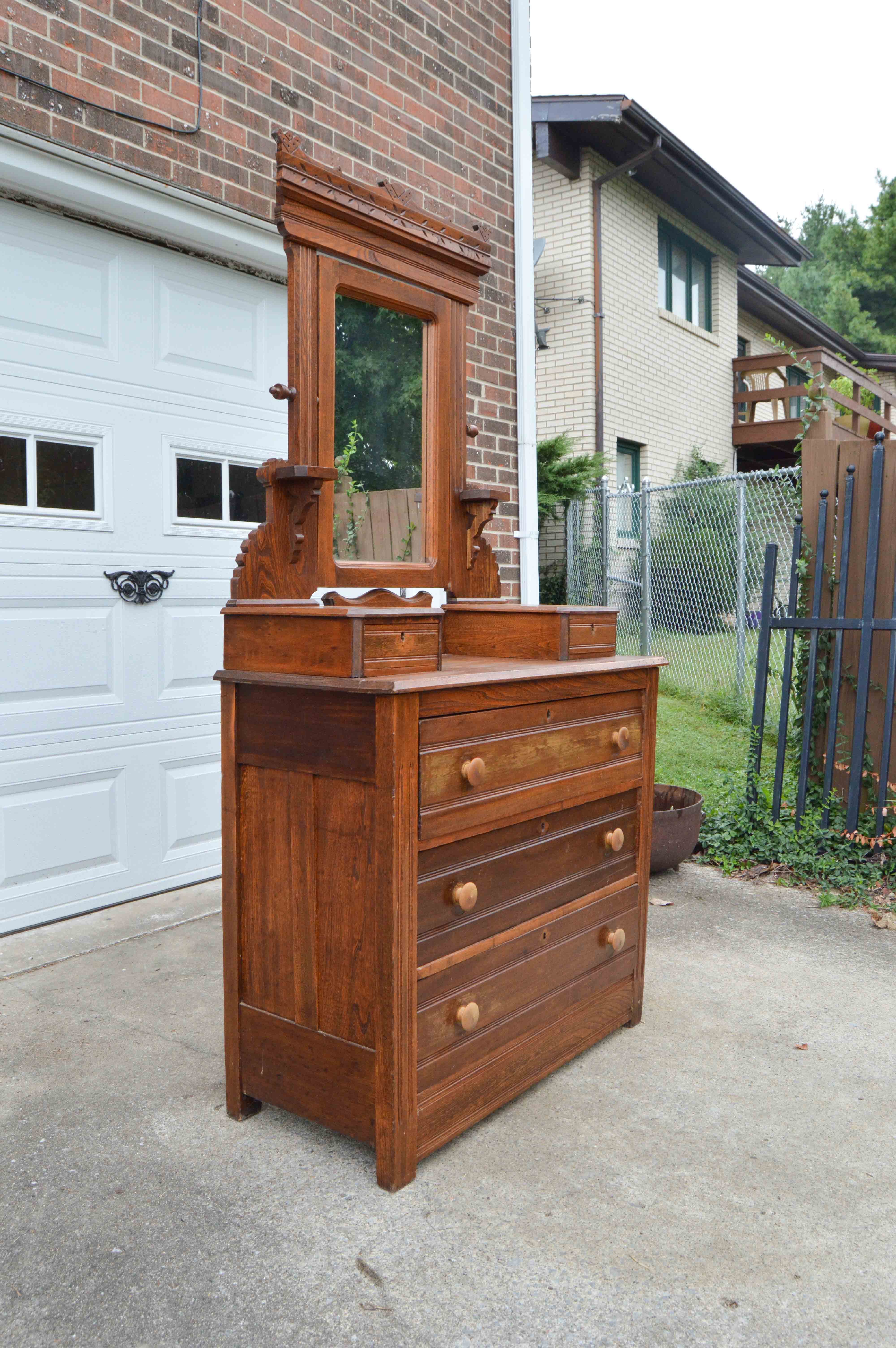 Antique Eastlake Style Dresser