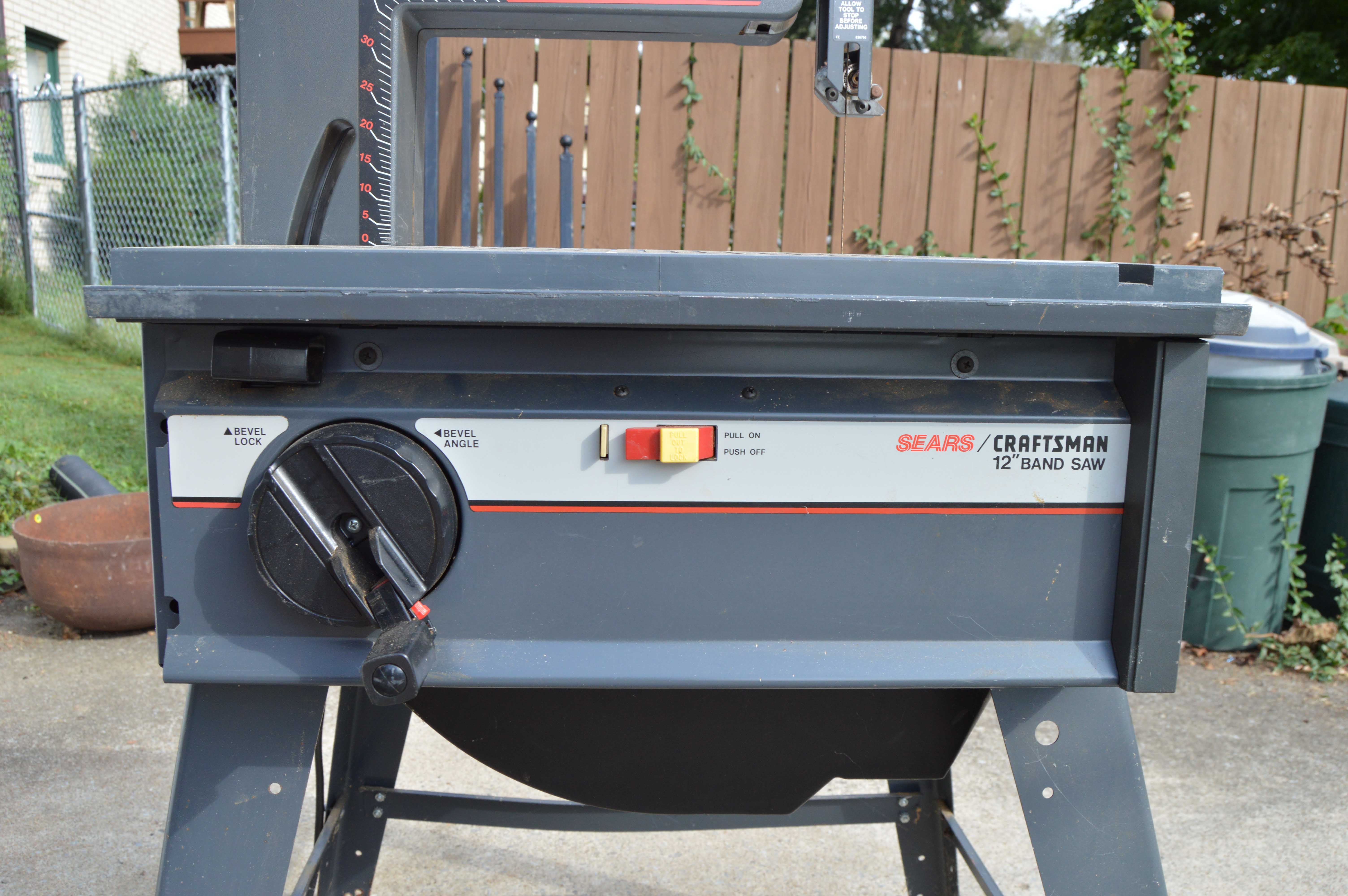 Craftsman 12" Two Speed Band Saw with Table
