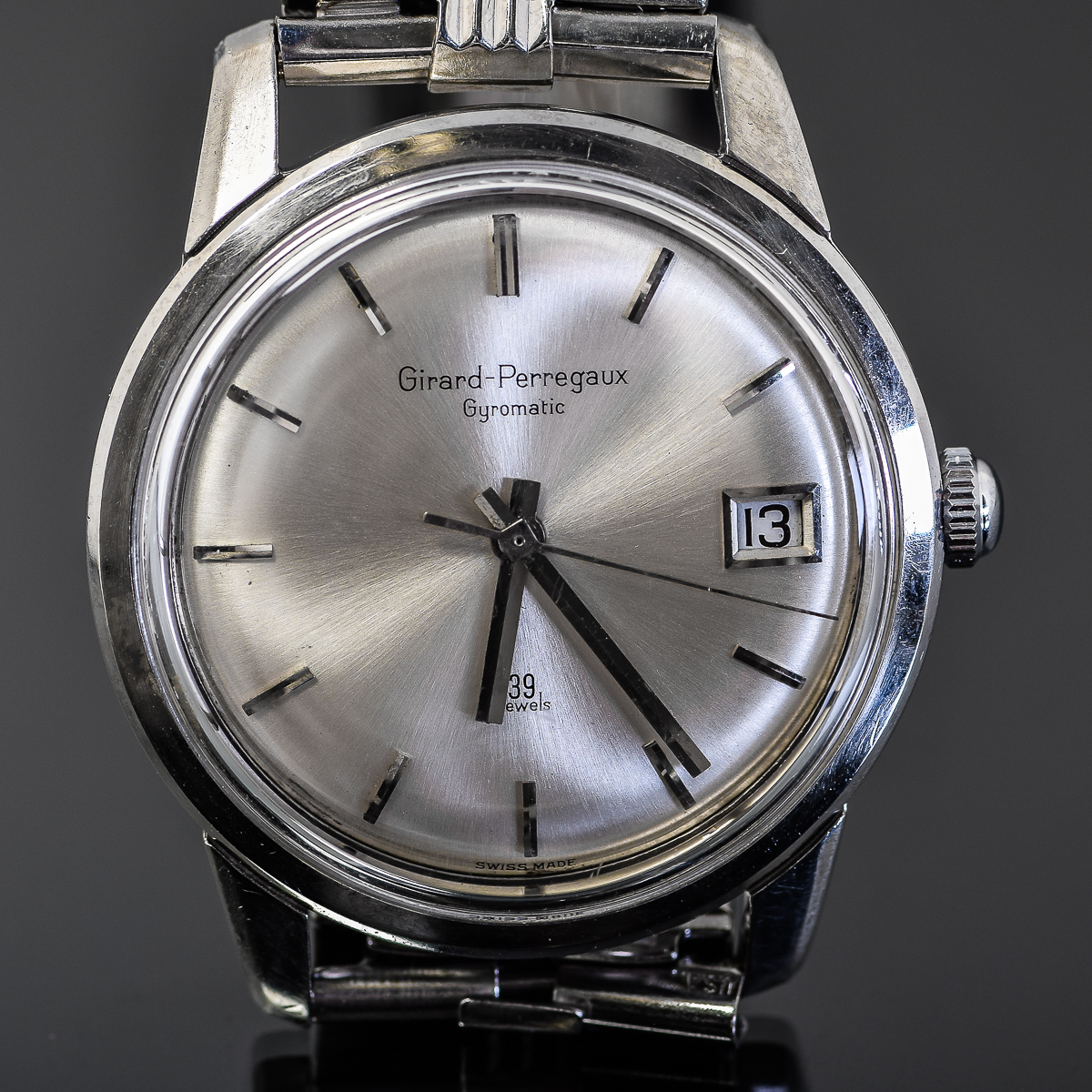Vintage Girard-Perregaux Gyromatic 39 Jewels Automatic Watch