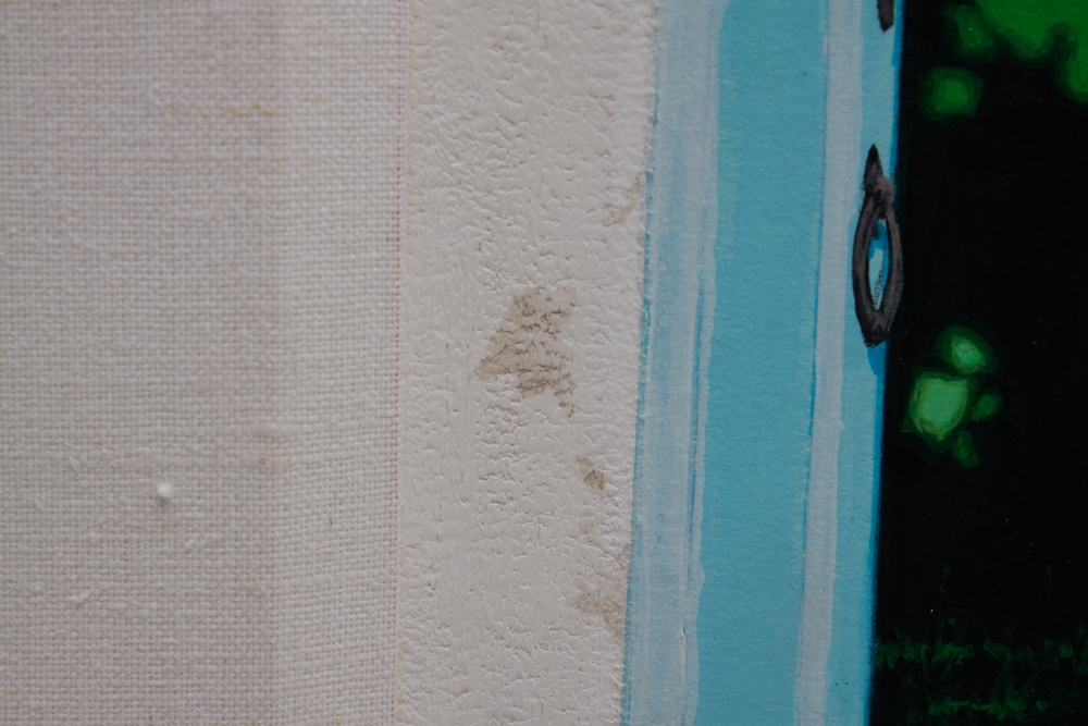 Walker Moore Signed Casein Painting "Reunion"