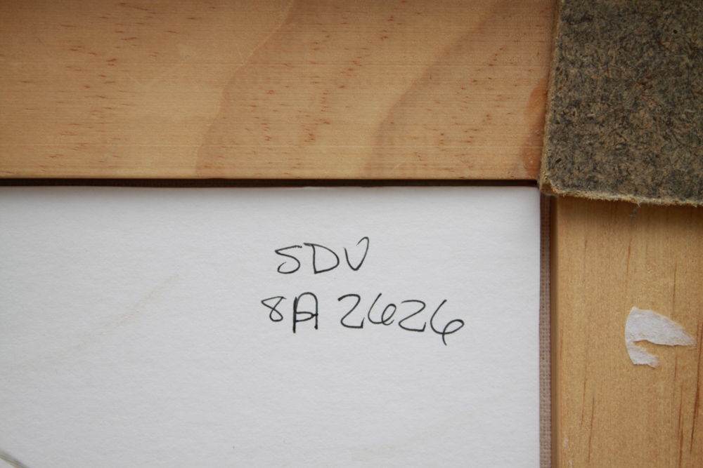 Walker Moore Signed Casein Painting "Reunion"