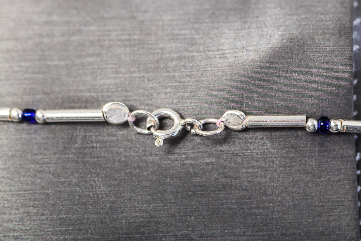 Sterling Silver Beaded Bracelet