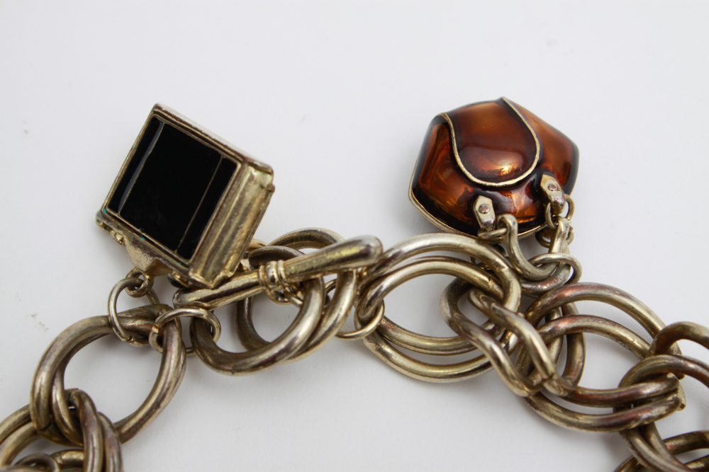 Collection of Gold Toned Bracelets