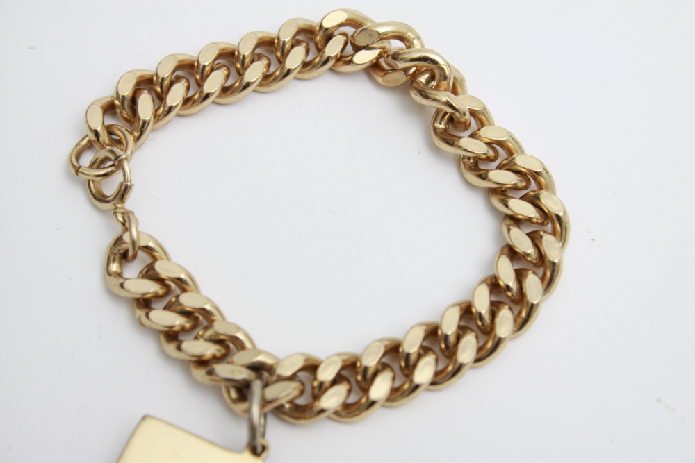 Collection of Gold Toned Bracelets