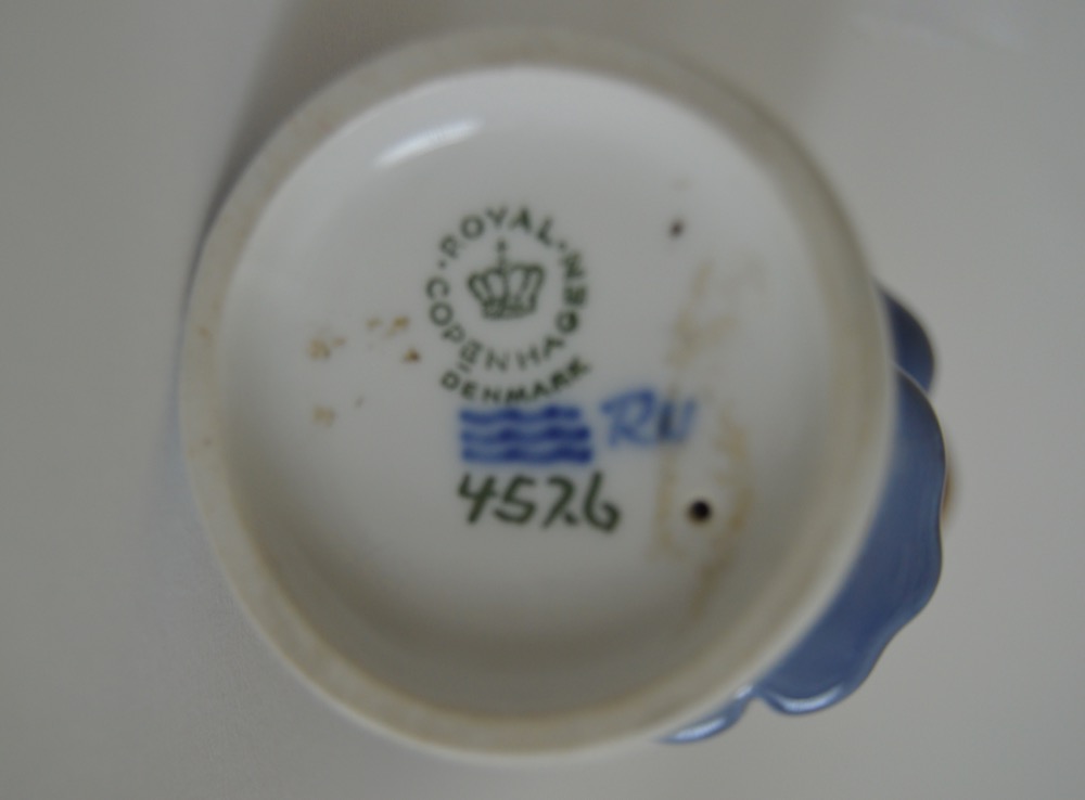 Royal Copenhagen Denmark "April, Boy With Umbrella" Figurine