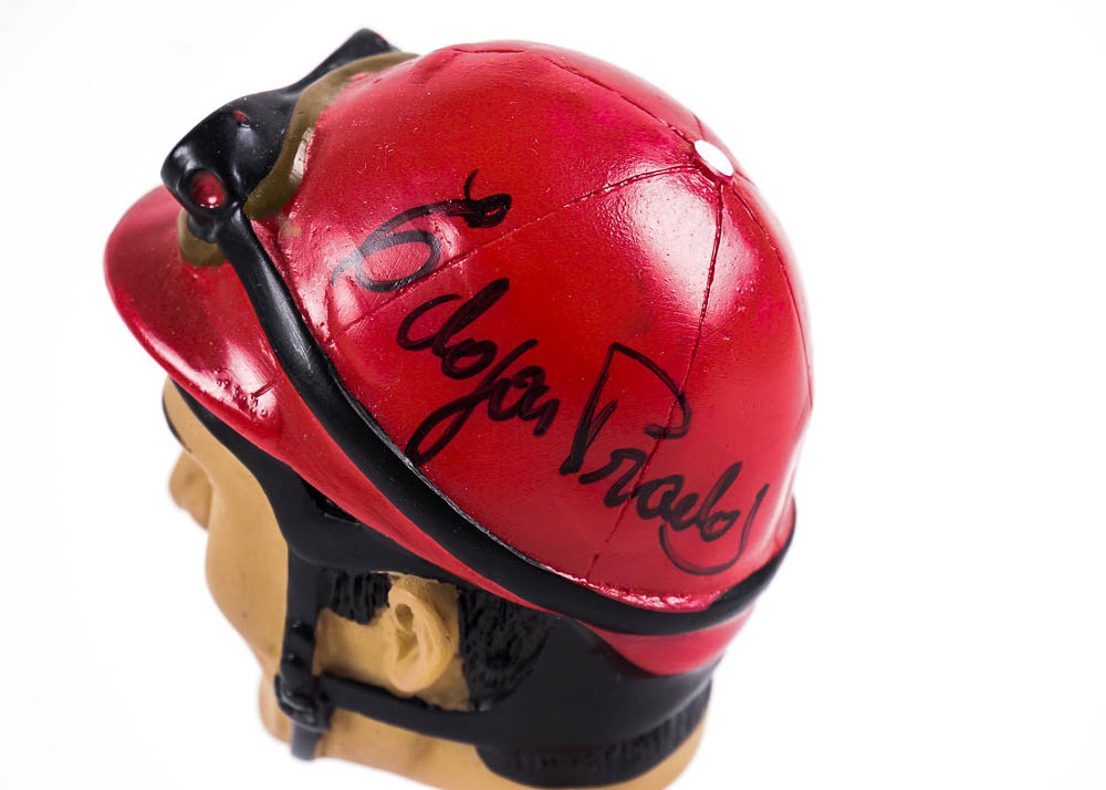 Autographed Edgar Prado Saratoga Bobblehead