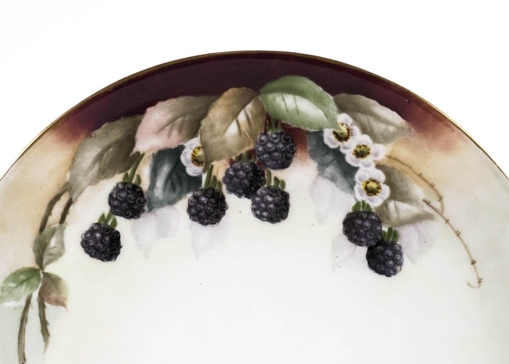 T&V Limoges France Hand Painted Plate
