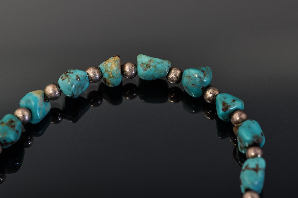 Sterling Silver and Turquoise Bracelet