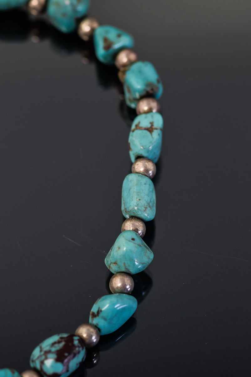 Sterling Silver and Turquoise Bracelet