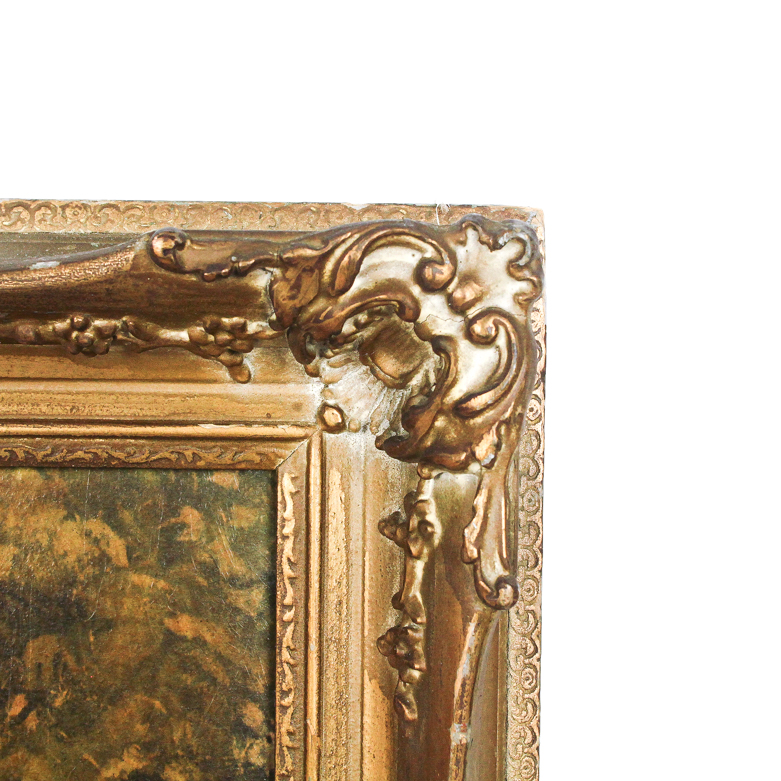 Paul Emile Lecomte Reproduction Print "The Flower Vendors"