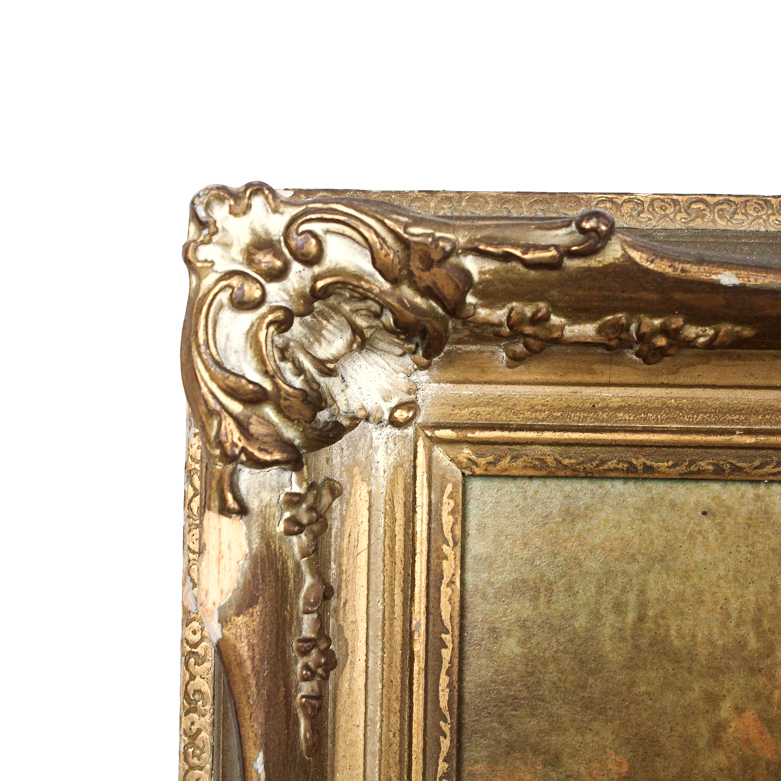 Paul Emile Lecomte Reproduction Print "The Flower Vendors"