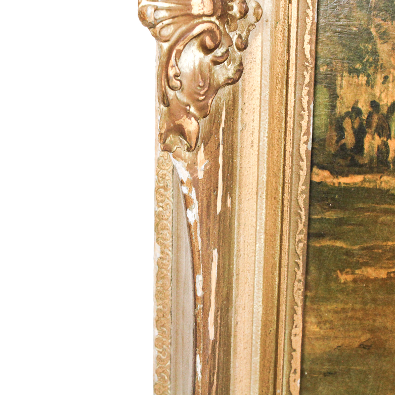 Paul Emile Lecomte Reproduction Print "The Flower Vendors"