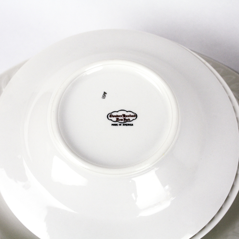 Theodore Haviland China Set in "Mount Vernon" Pattern