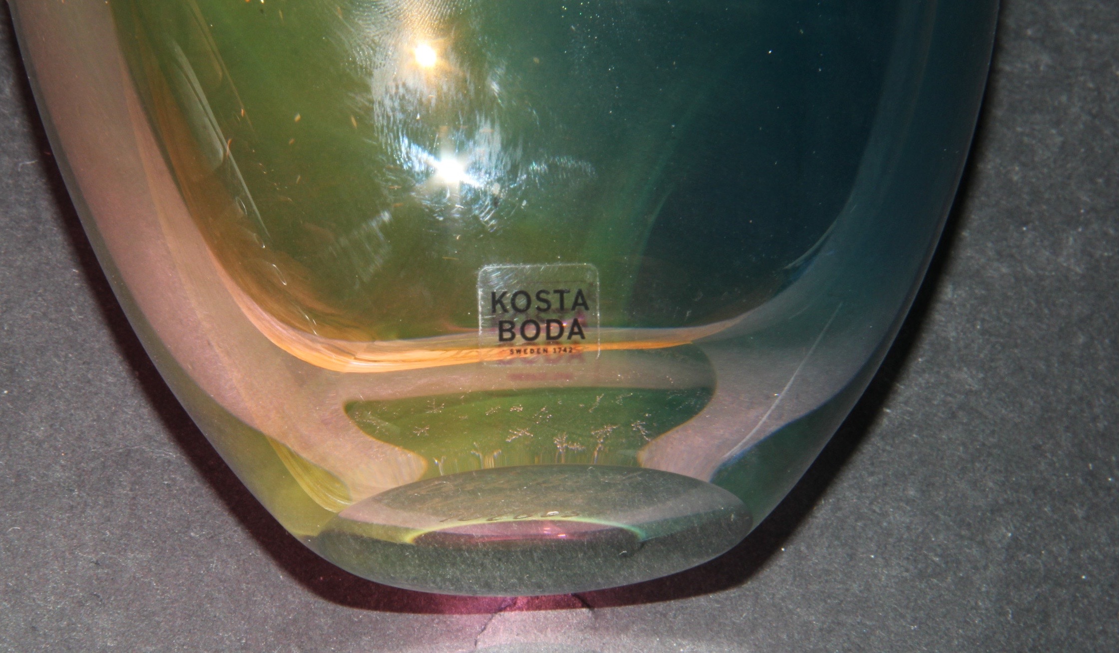 Kosta Boda Crystal Vase