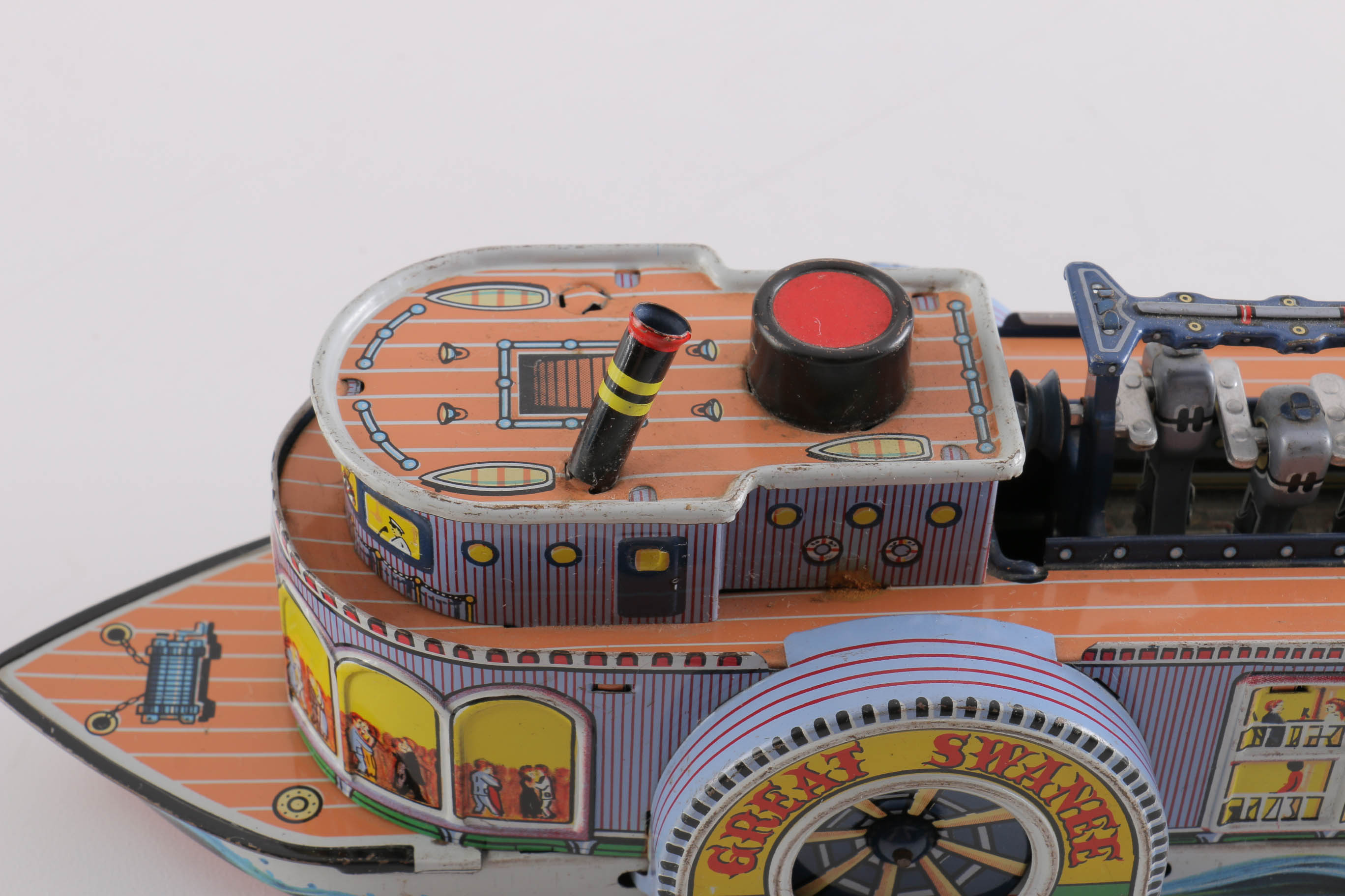 Vintage Tin Steamboat