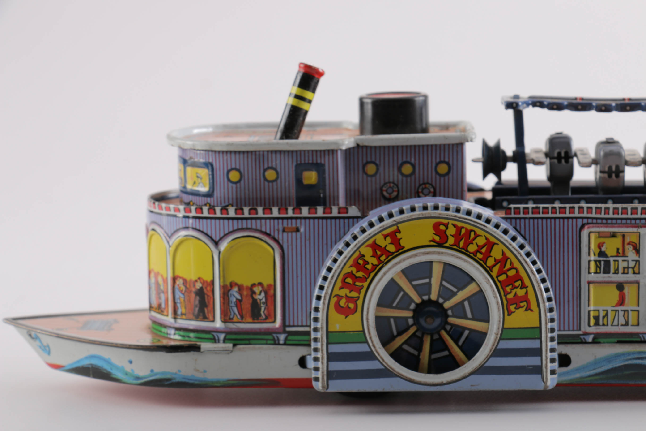 Vintage Tin Steamboat