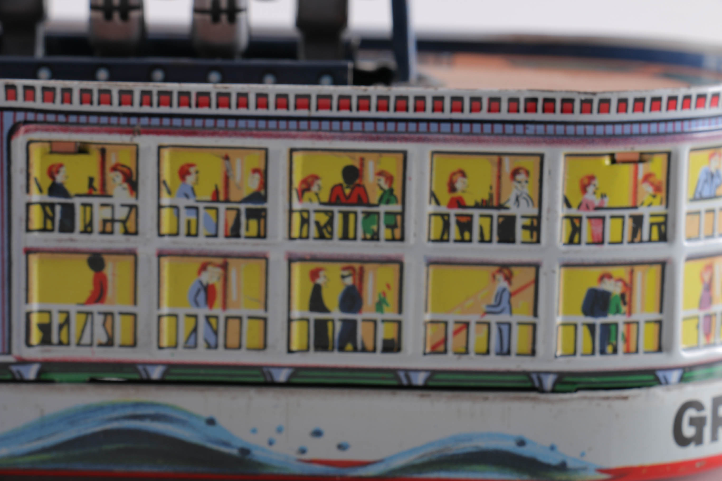 Vintage Tin Steamboat