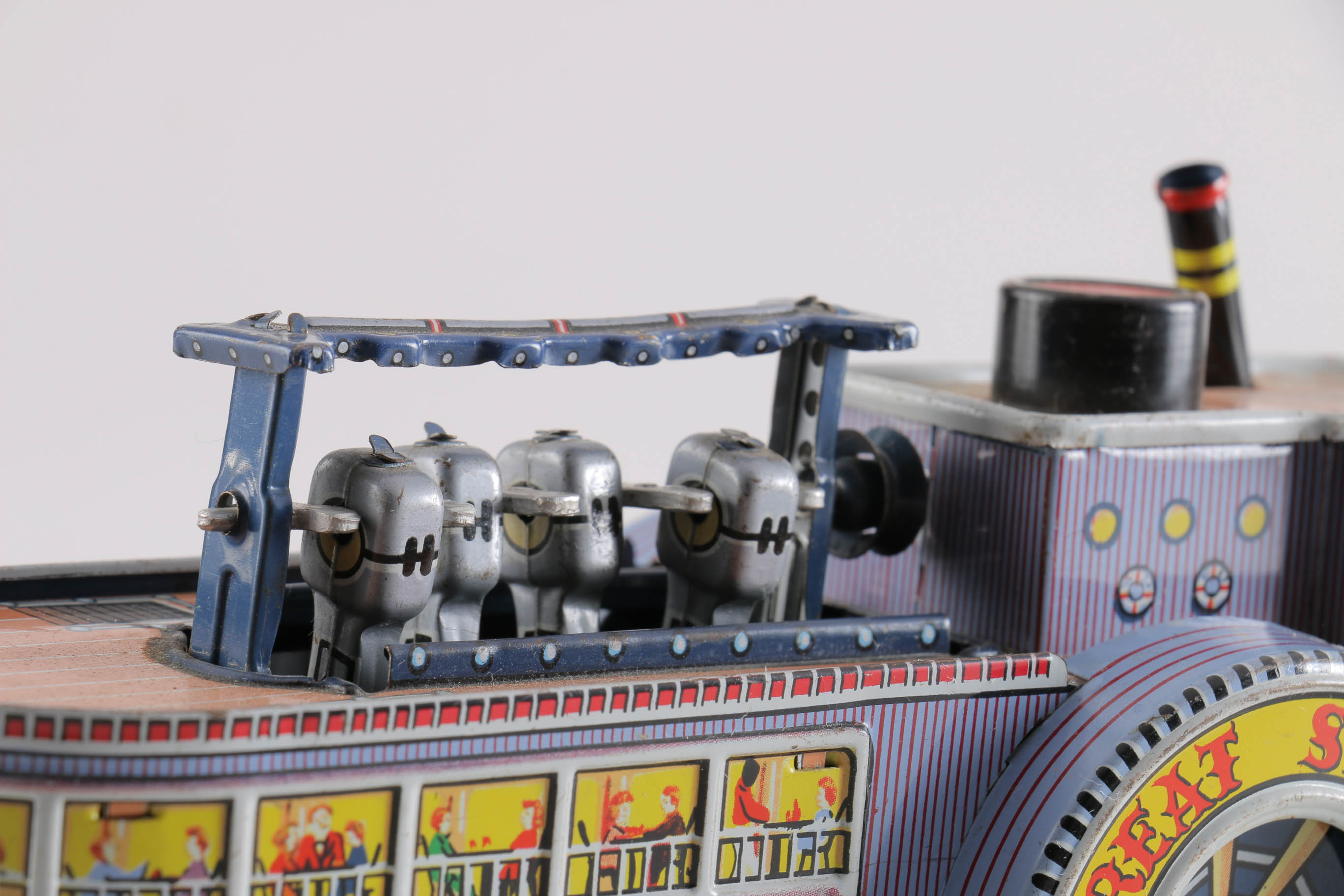 Vintage Tin Steamboat