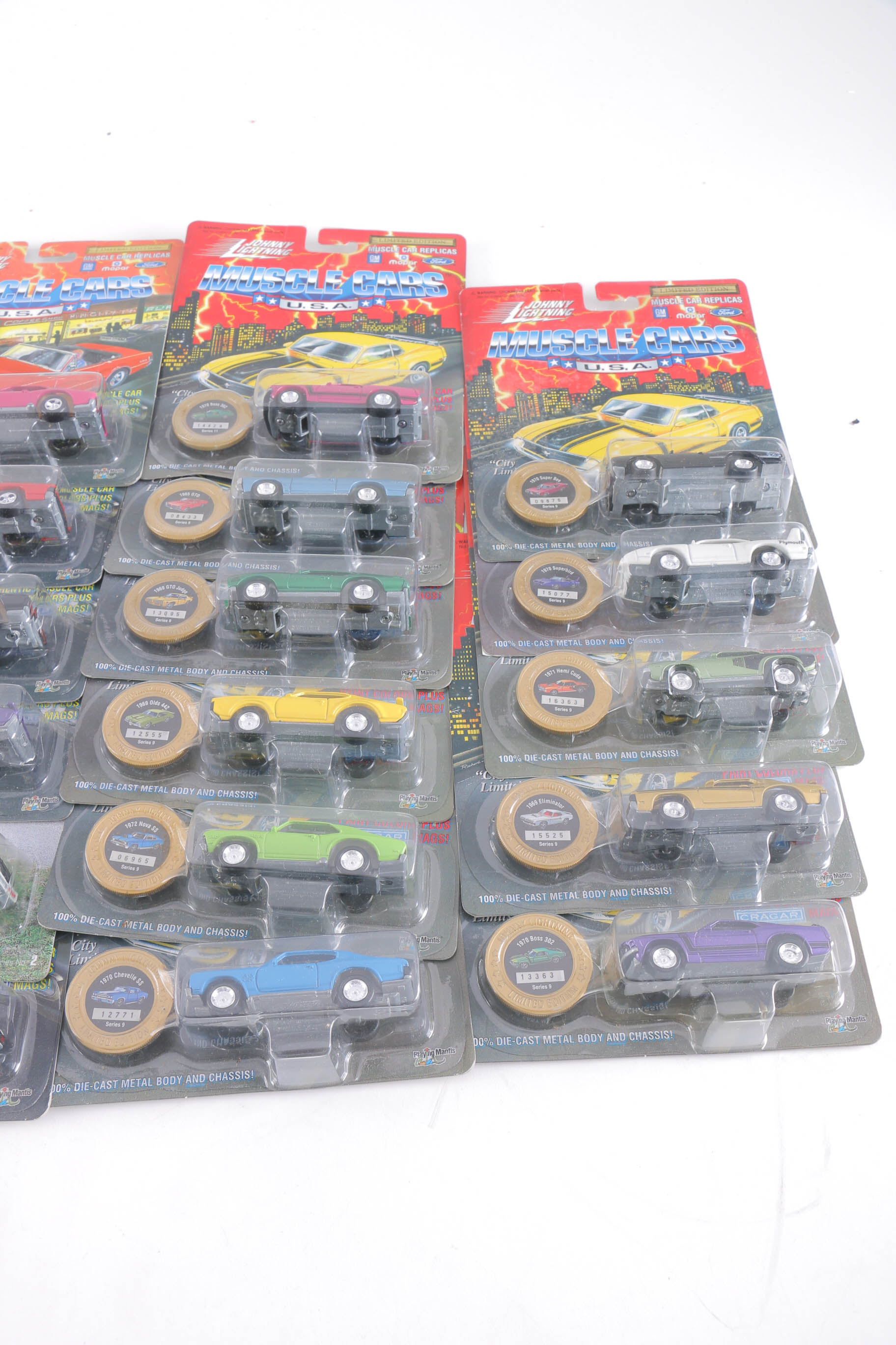 Collection of Johnny Lightning 1:64 Scale Die-Cast Cars