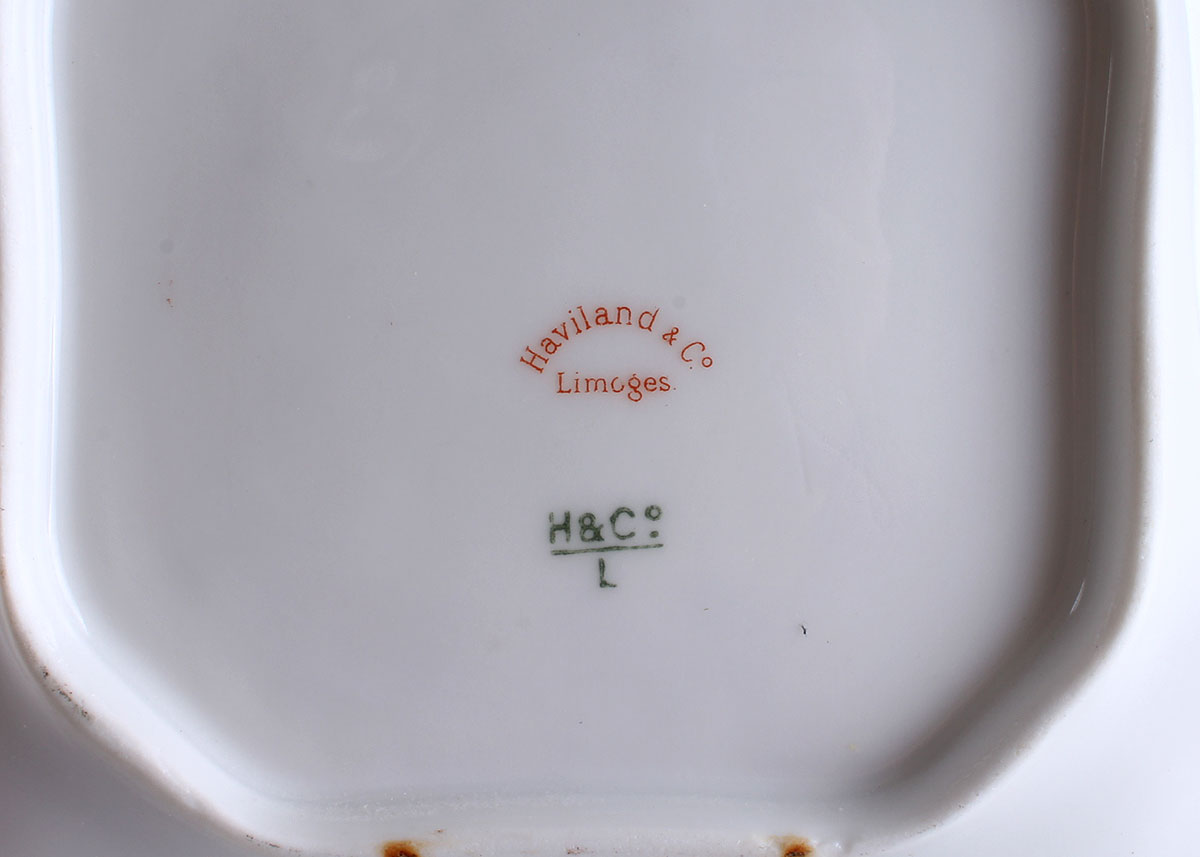 French Limoges China Plates and Platter