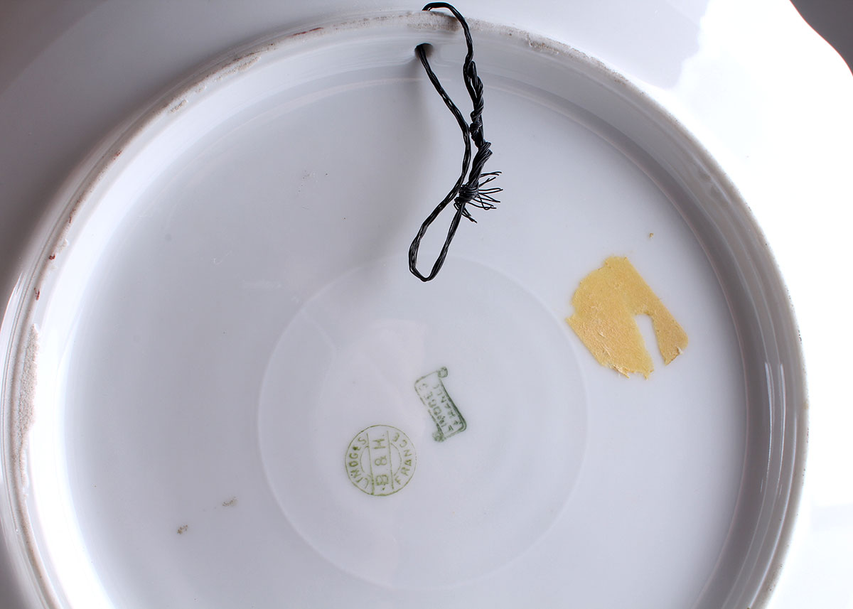 French Limoges China Plates and Platter