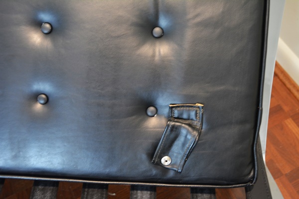 Modern Lounge Chair After Mies van der Rohe's Barcelona Chair