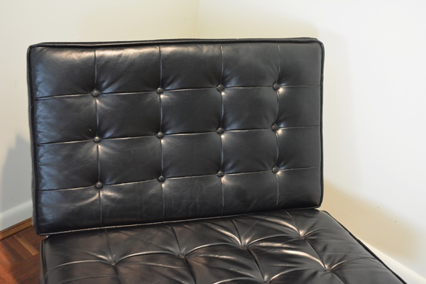 Modern Lounge Chair After Mies van der Rohe's Barcelona Chair