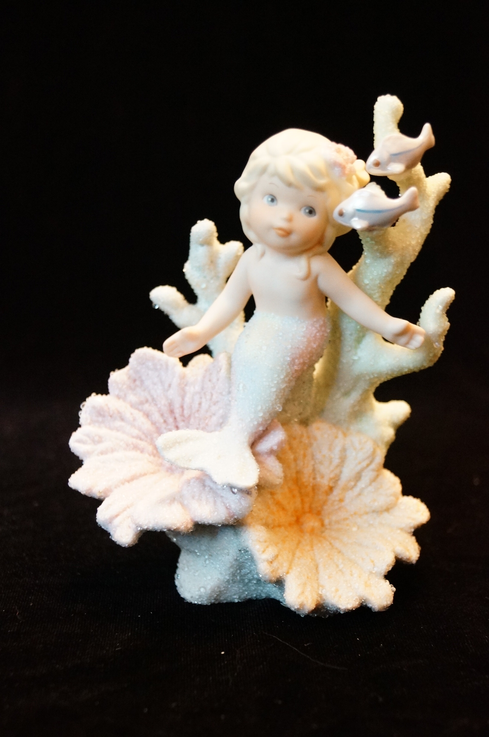 Set of Enesco Japanese Coral Kingdom Figurines