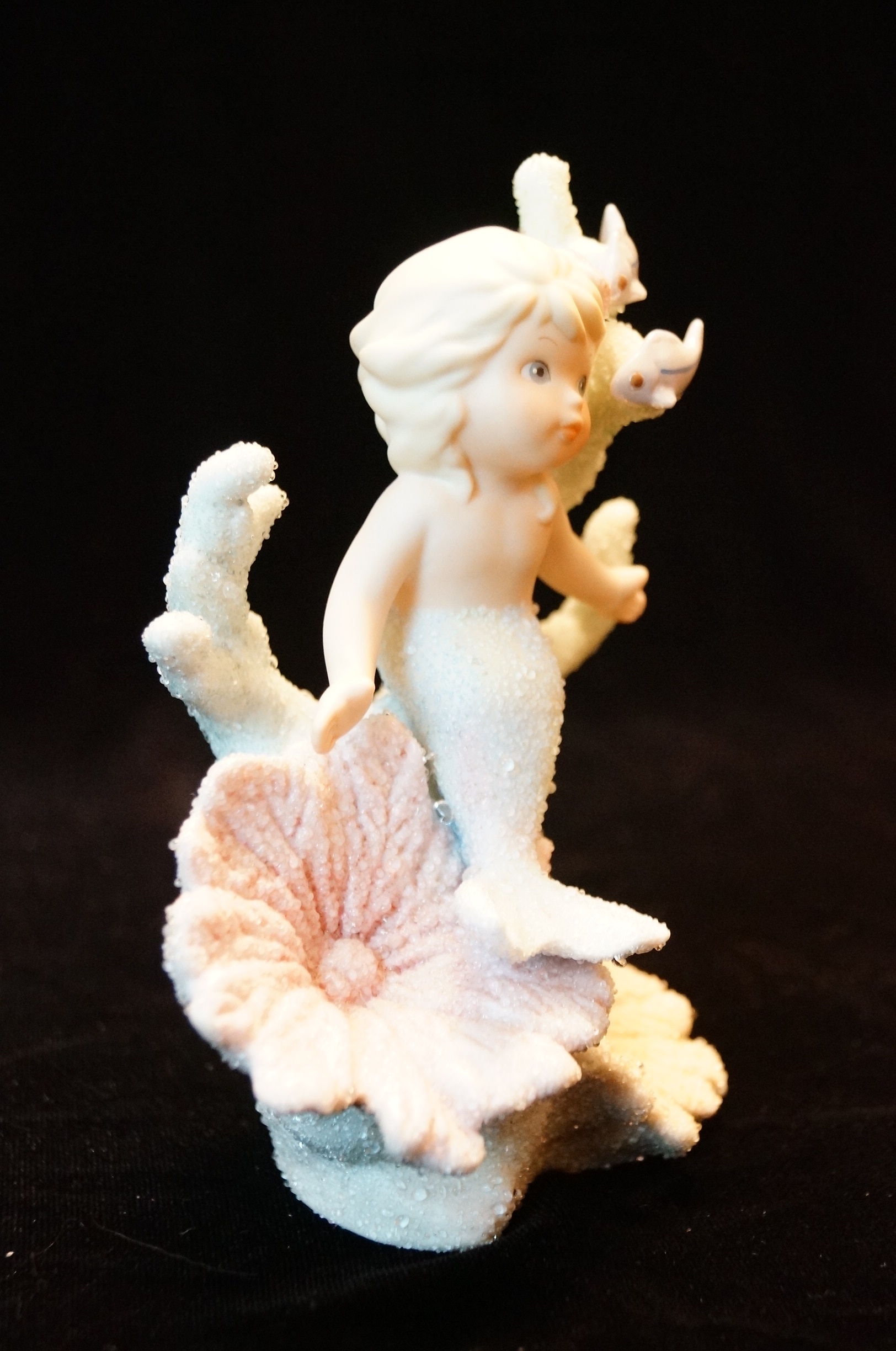 Set of Enesco Japanese Coral Kingdom Figurines